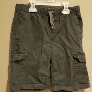 Grey Cargo Pocket Shorts
